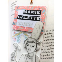 Marque-pages "Mamie Galette"